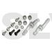 208505 CNC adjustable Mixing Levers (Silver anodized)